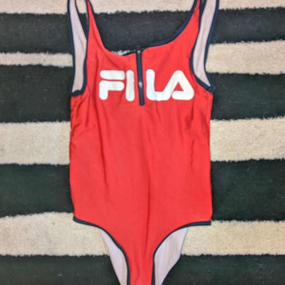 Fila one piece swimsuit for girls size 12 EUC. Non smoking home. Bundle this!
